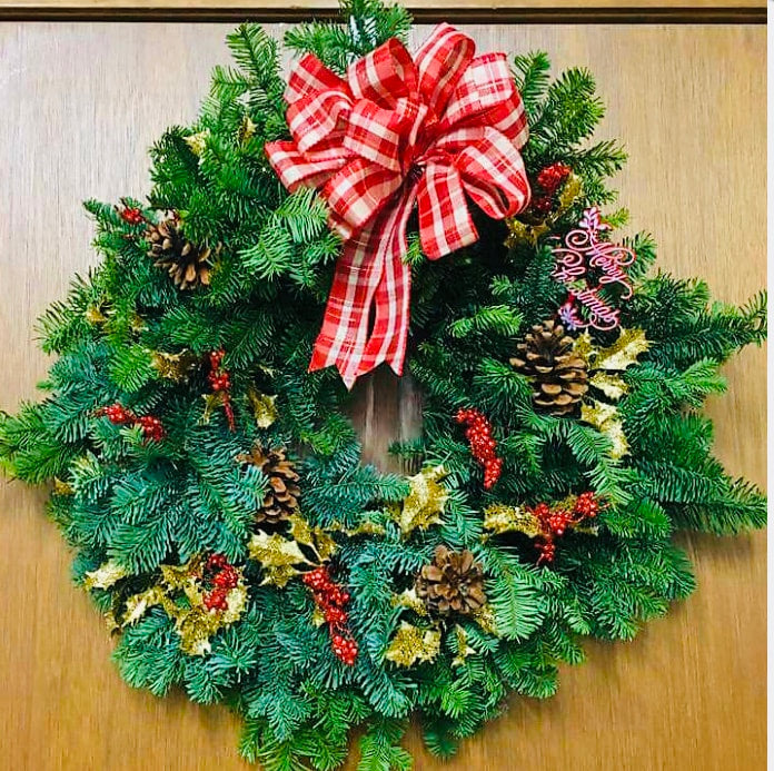 Noble Fern Wreath