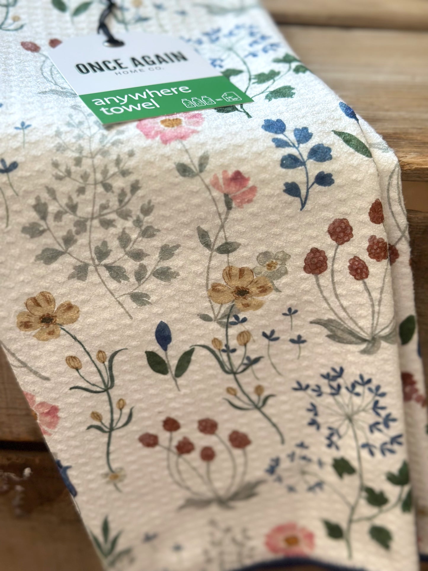 Once Again Anywhere Towel - Floral