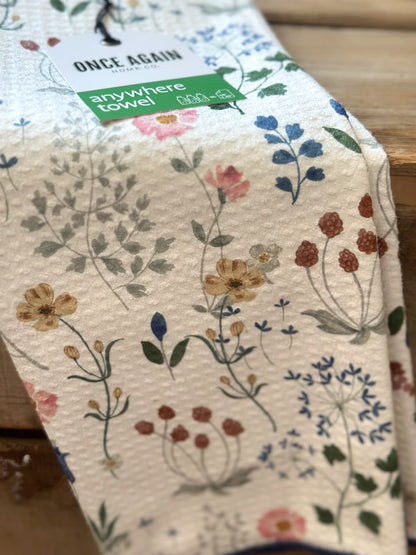 Once Again Anywhere Towel - Floral
