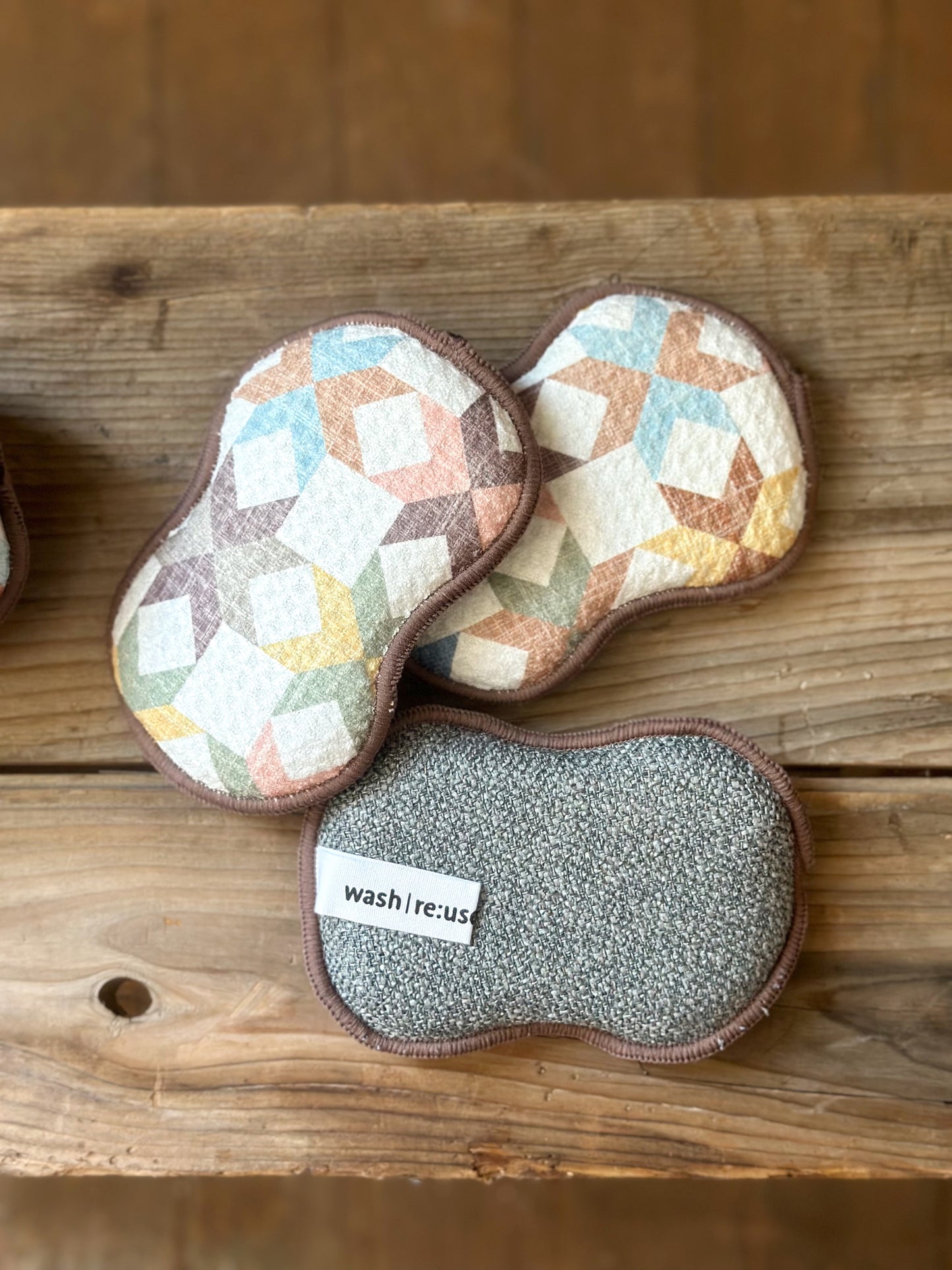 Once Again Reusable Sponge 3-Pack - Geometric
