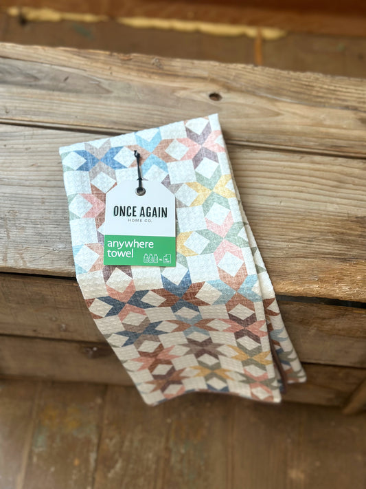 Once Again Anywhere Towel - Geometric