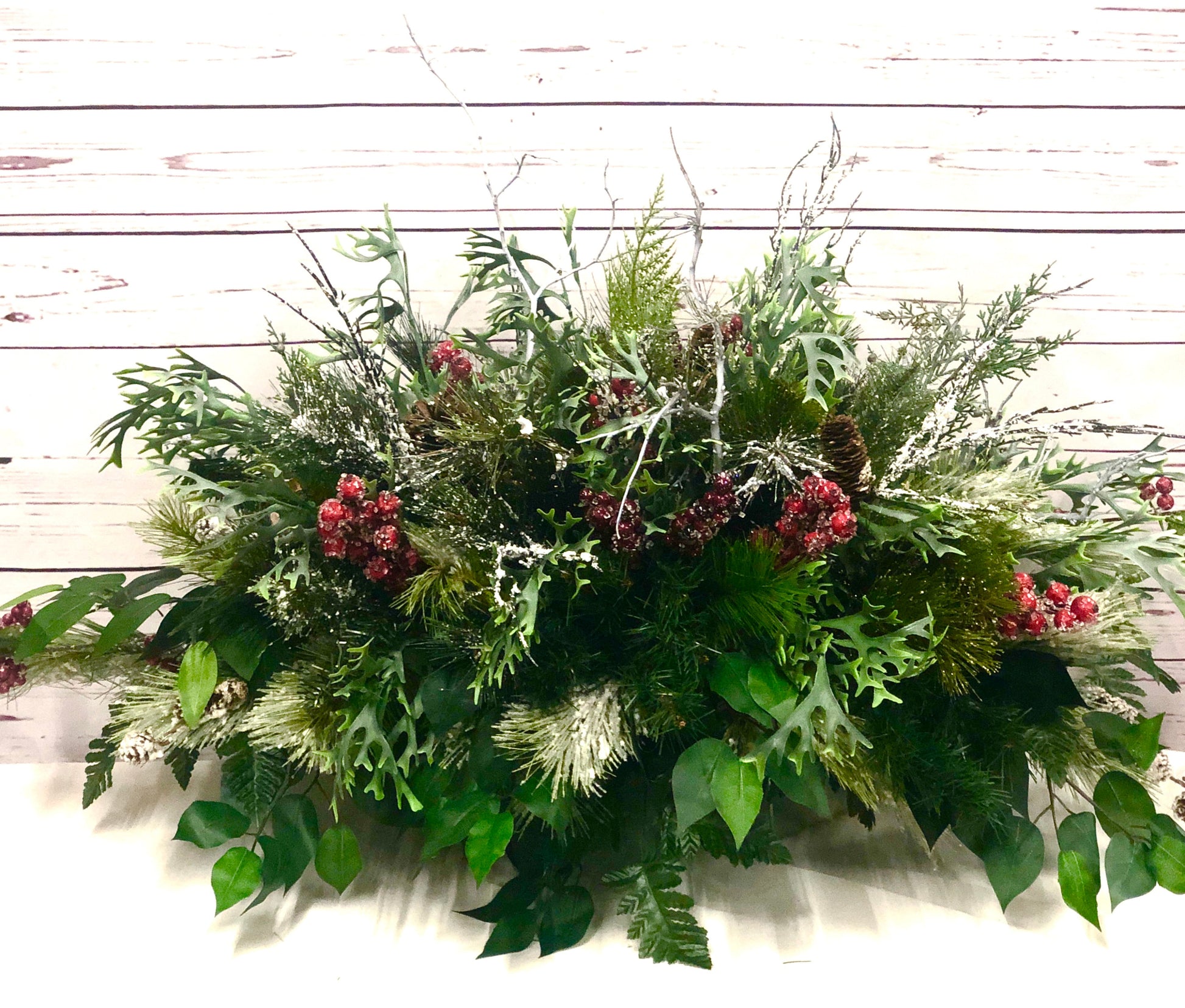 Winter Headstone Piece