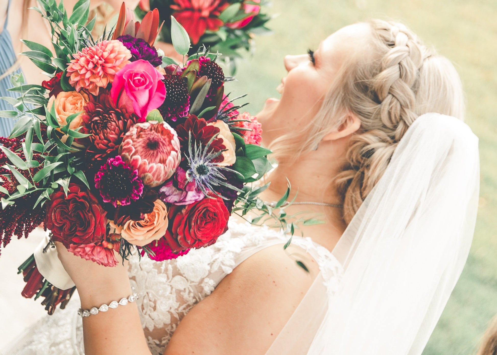 Burgundy Wedding Bouquet