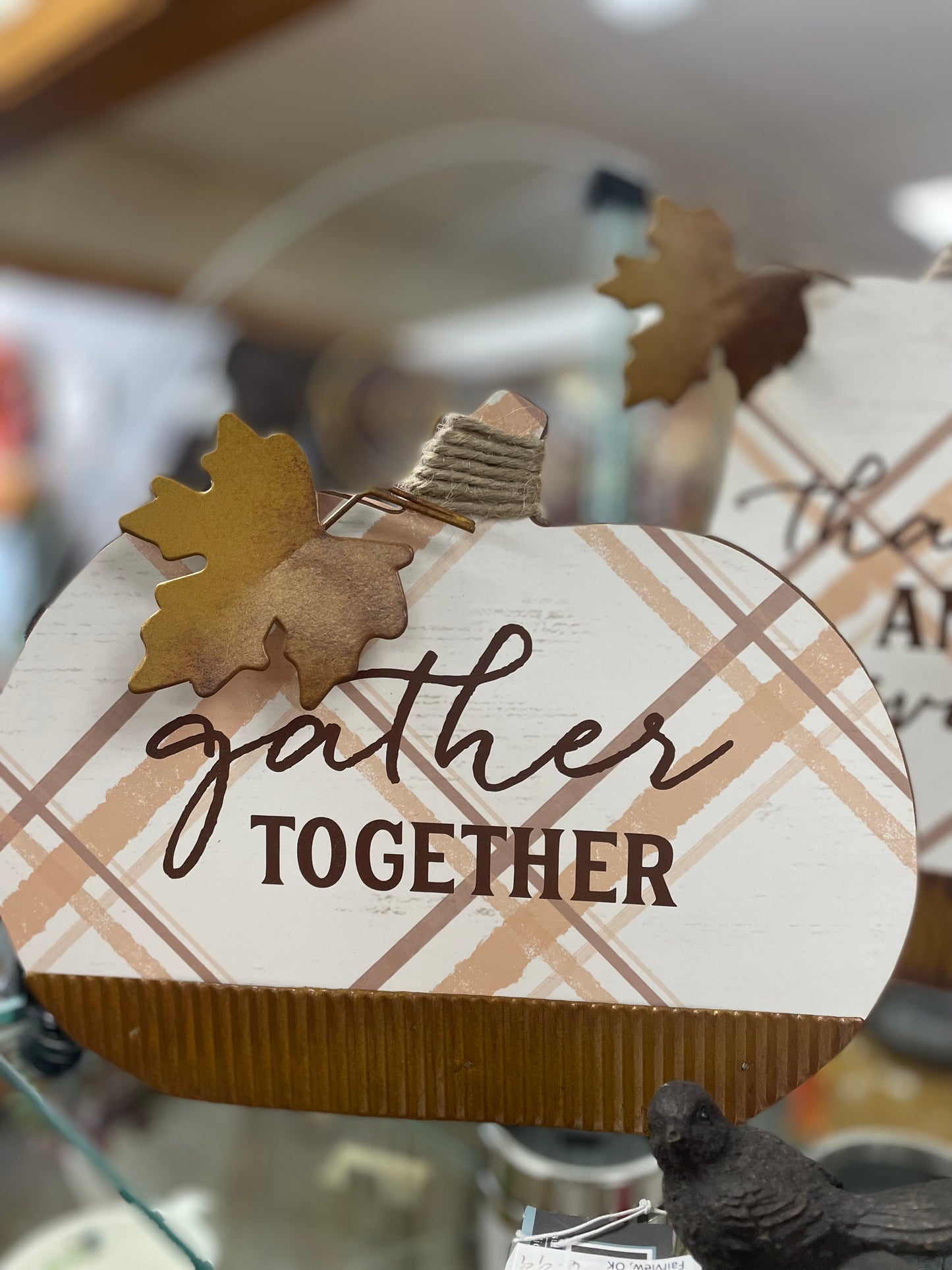 Gather Together Wood plaque